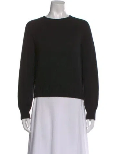 Pre-owned High Sport Cashmere Crew Neck Sweater In Black