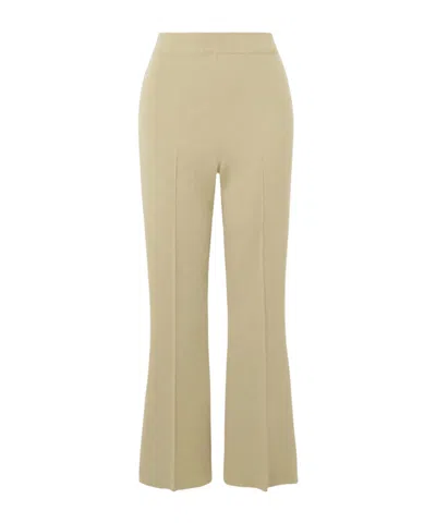 High Sport Casual Cropped Trousers In Multi