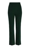 High Sport Charlie Cotton-blend Jacquard Slim-leg Pants In Green