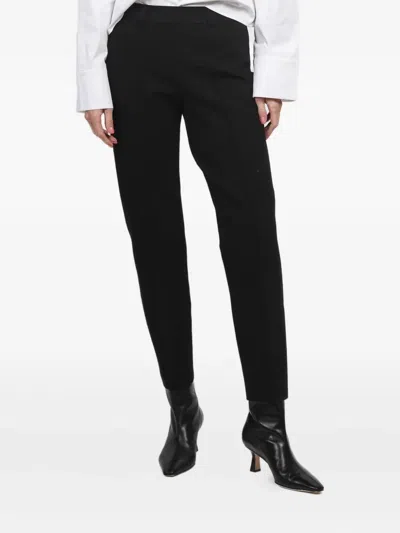 High Sport Check-pattern Trousers In Black
