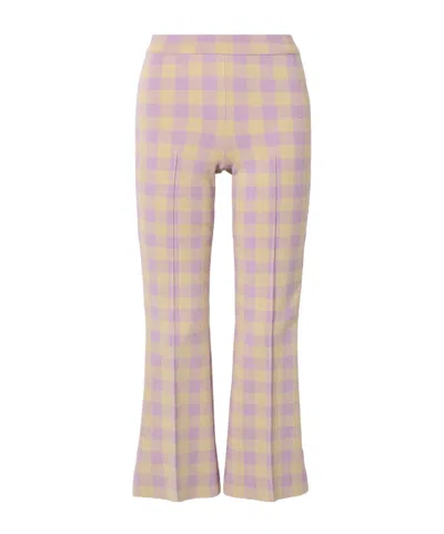 High Sport Comfortable Cropped Trousers In Multi