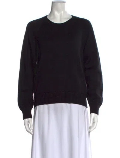 Pre-owned High Sport Crew Neck Long Sleeve Sweatshirt In Black