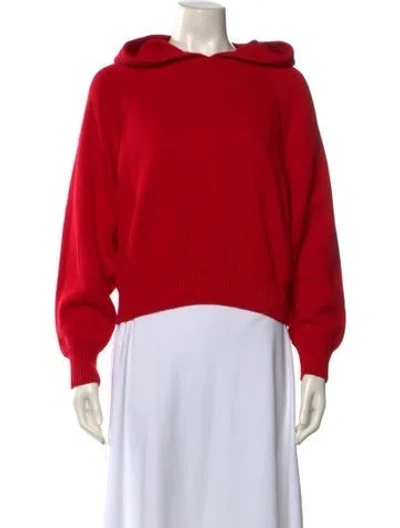Pre-owned High Sport Crew Neck Long Sleeve Sweatshirt In Red