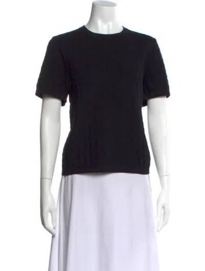 Pre-owned High Sport Crew Neck Short Sleeve T-shirt In Black