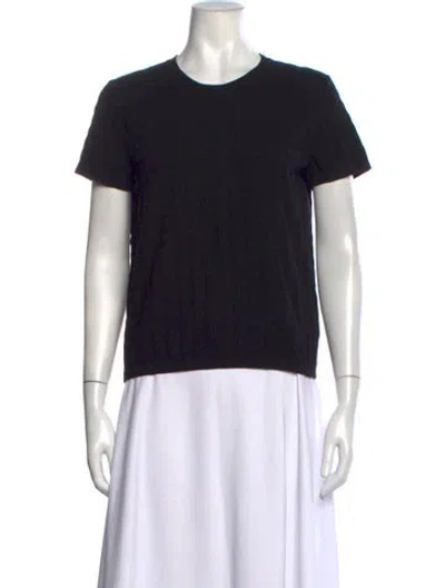 Pre-owned High Sport Crew Neck Short Sleeve T-shirt In Black