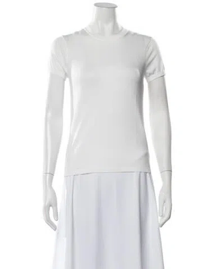 Pre-owned High Sport Crew Neck Short Sleeve T-shirt W/ Tags In White