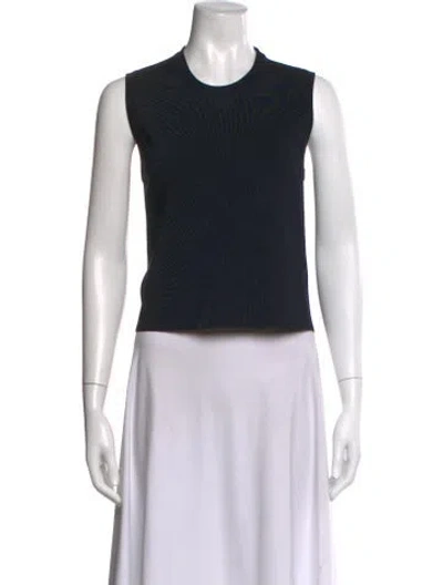 Pre-owned High Sport Crew Neck Sleeveless Top In Black