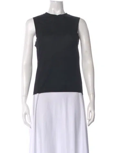 Pre-owned High Sport Crew Neck Sleeveless Top In Gray