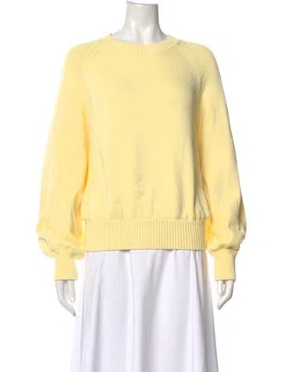 Pre-owned High Sport Crew Neck Sweater In Yellow