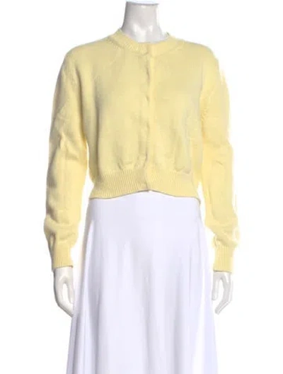 Pre-owned High Sport Crew Neck Sweater In Yellow