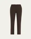 High Sport Cropped Kick Flare Pants In Cocoa