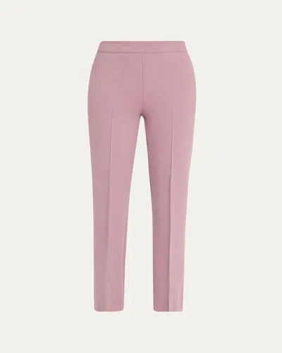 High Sport Cropped Kick Flare Pants In Mauve