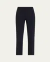 High Sport Cropped Kick Flare Pants In Navy
