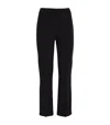 HIGH SPORT CROPPED KICK FLARED TROUSERS