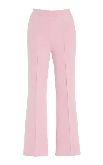 High Sport Exclusive Kick Flared Stretch-cotton Knit Pants In Pink
