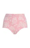 High Sport Exclusive Riviera Floral Mini Shorts In Pink