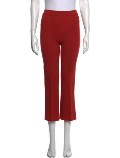 Pre-owned High Sport Flared Pants In Red