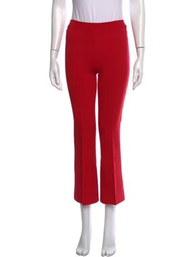 Pre-owned High Sport Flared Pants In Red