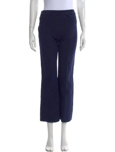 Pre-owned High Sport Flared Pants In Blue