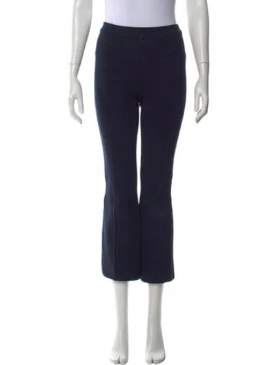 Pre-owned High Sport Flared Pants In Blue