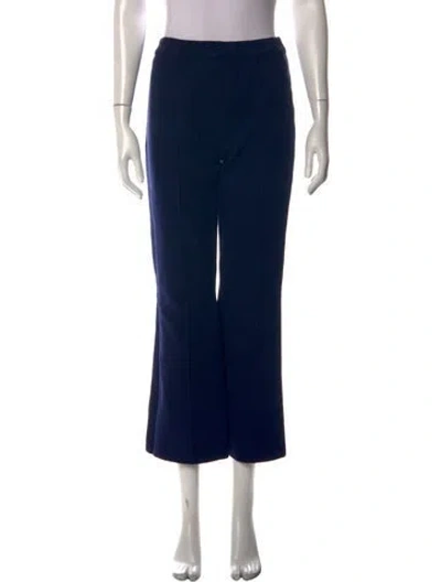 Pre-owned High Sport Flared Pants In Blue