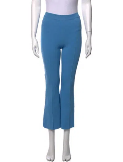 Pre-owned High Sport Flared Pants In Blue