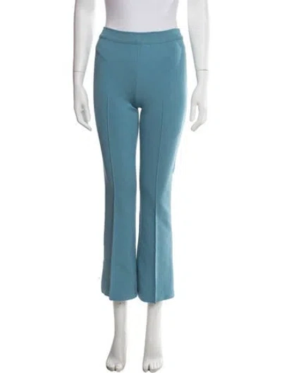 Pre-owned High Sport Flared Pants In Blue