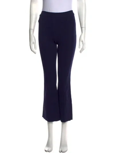 Pre-owned High Sport Flared Pants In Blue