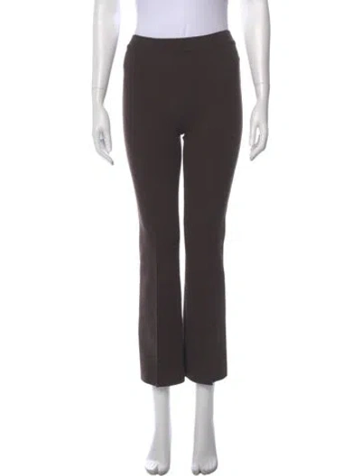 Pre-owned High Sport Flared Pants In Brown