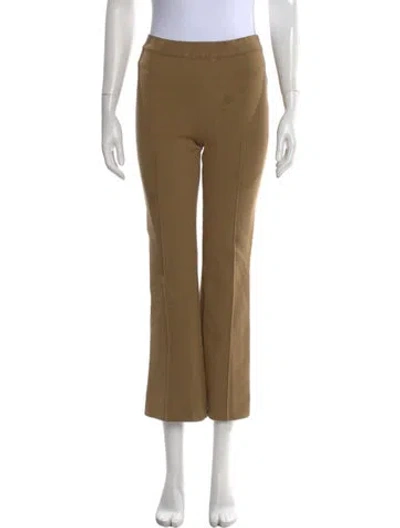 Pre-owned High Sport Flared Pants In Brown