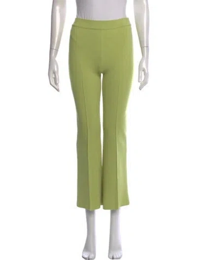 Pre-owned High Sport Flared Pants In Green