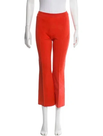 Pre-owned High Sport Flared Pants In Orange