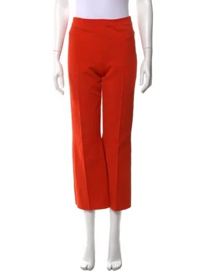 Pre-owned High Sport Flared Pants In Orange