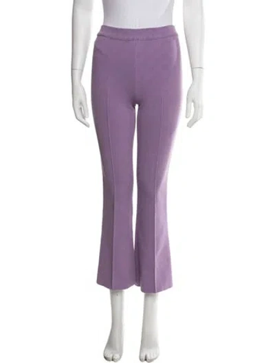 Pre-owned High Sport Flared Pants In Purple