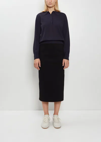 High Sport Geo Petra Stretch Cotton Skirt In Black