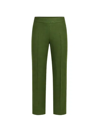 High Sport Kick Kick Straight-leg Pants In Green