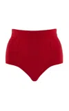 High Sport Knit Cotton-blend Boy Shorts In Red