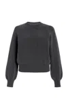 High Sport Lara Cotton Sweater In Grey