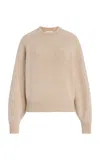 High Sport Lara Wool-cashmere Sweater In Neutral