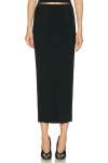 High Sport Long Lawton Skirt In Black