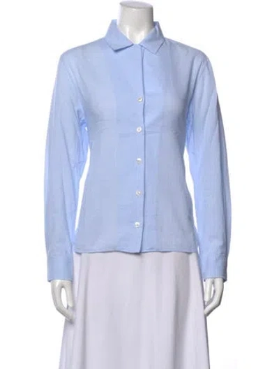 Pre-owned High Sport Long Sleeve Top In Blue