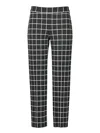 High Sport Louis Grid-pattern Trousers In Black