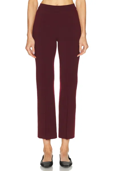 High Sport Merino Kick Pant In Burgundy