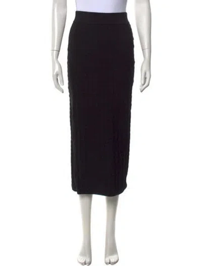 Pre-owned High Sport Midi Length Skirt In Blue