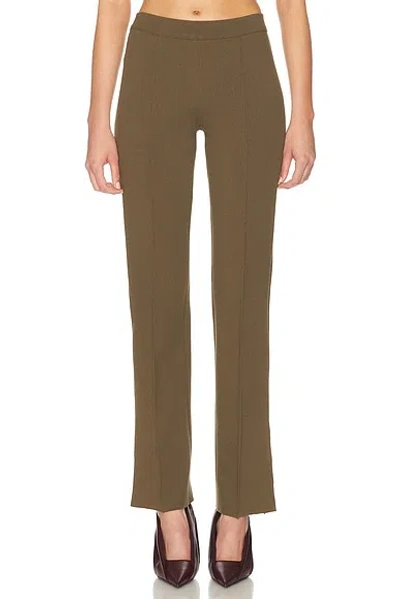High Sport Mini Check Theo Pant In Brown