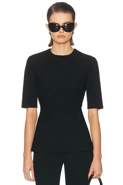 High Sport Mini Check Wes Top In Black