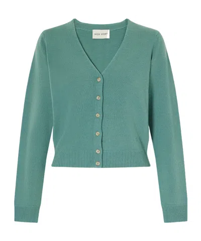 High Sport Cardi Wool And Cashmere-blend Cardigan In Green