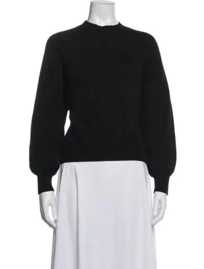 Pre-owned High Sport Mock Neck Sweater In Black