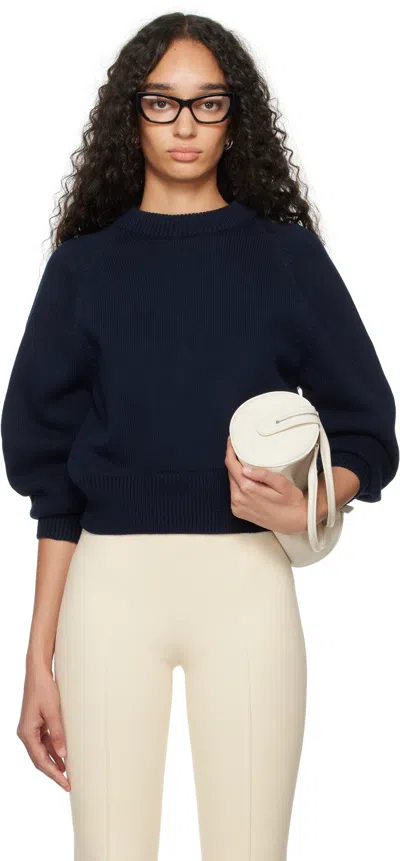 High Sport Navy Hill Sweater In 404 Dark Navy