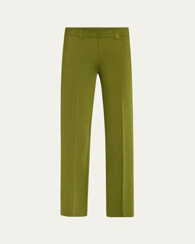 High Sport Nsfw Julep Jacquard Check Knit Pants In Moss